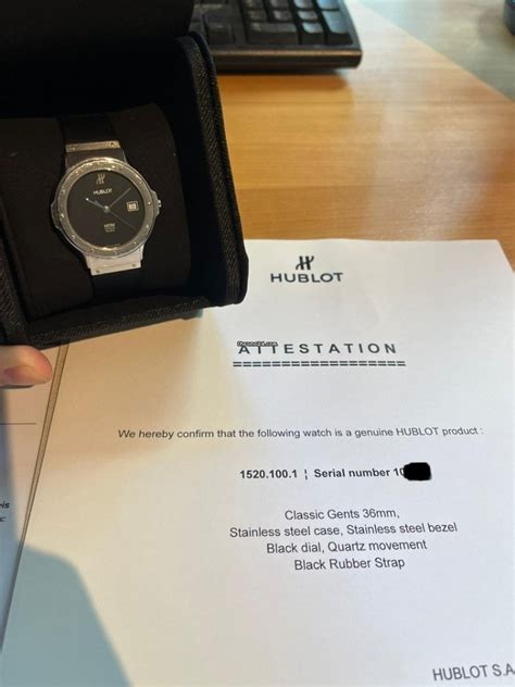 Hublot Classic MDM Classic serviced by Hublot